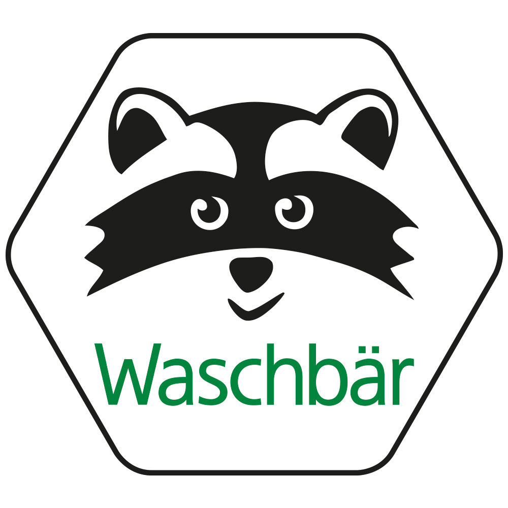 Waschbaer logotipas